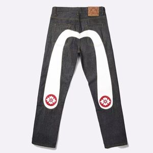 Evisu Large M Welt Regular Straight Jeans